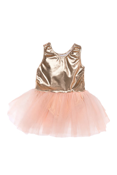 Rose Gold Ballet Tutu, Size 3-4 Preview #2