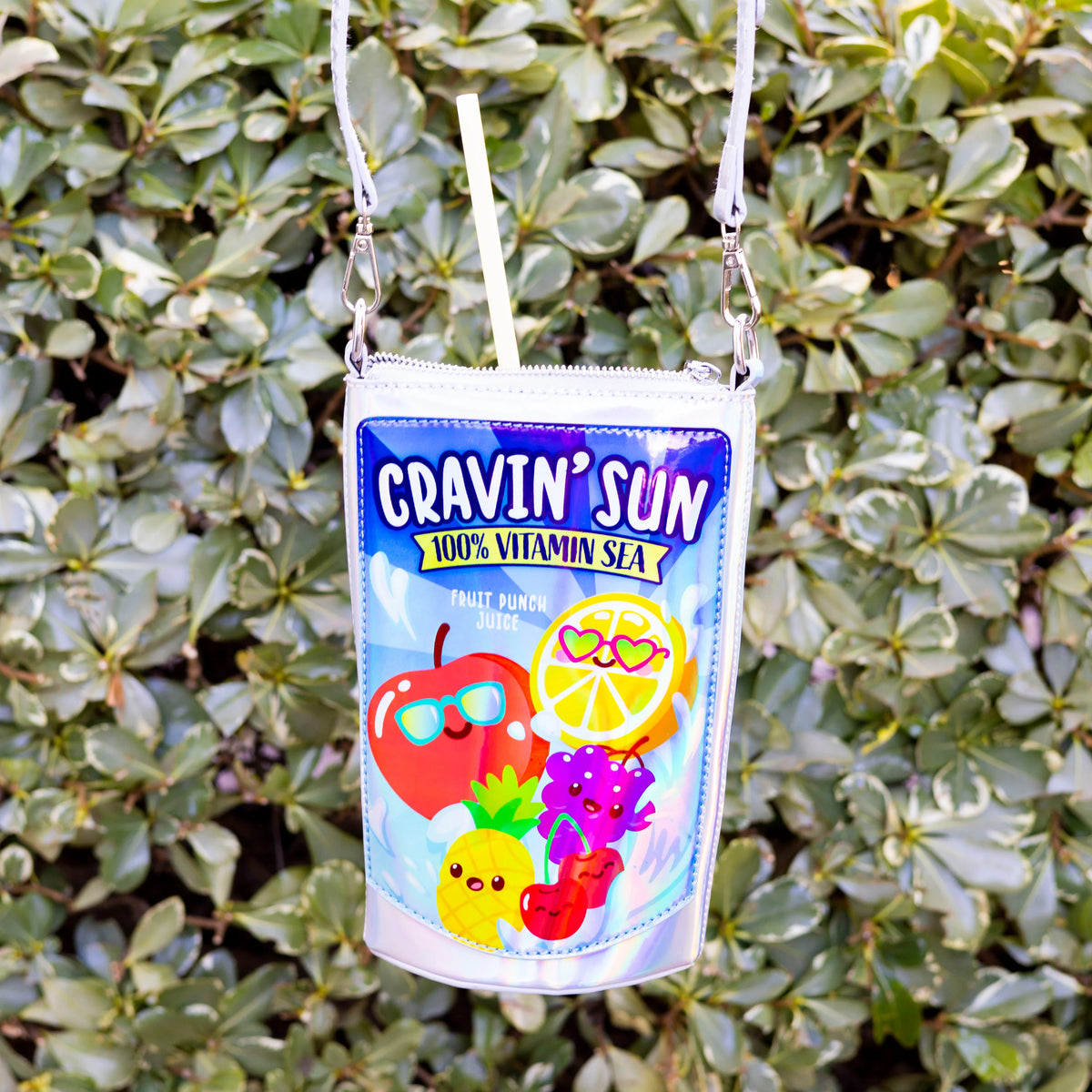 Cravin' Sun Fruit Juice Pouch Handbag Cover