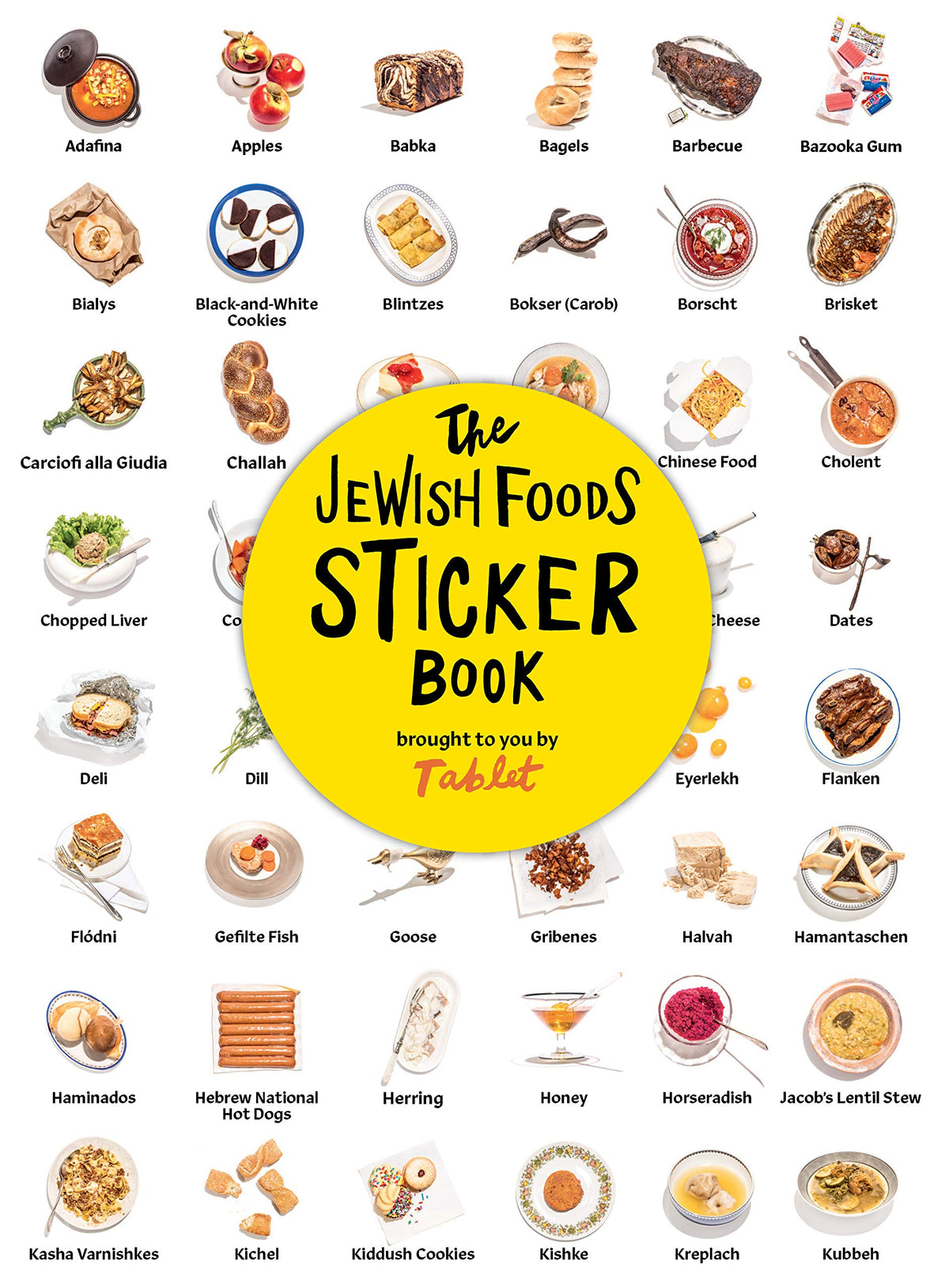 The Jewish Foods Sticker Book Cover