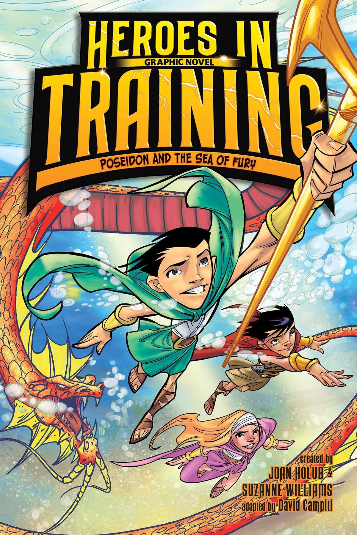 Heroes in Training #2 Poseidon and the Sea of Fury Cover