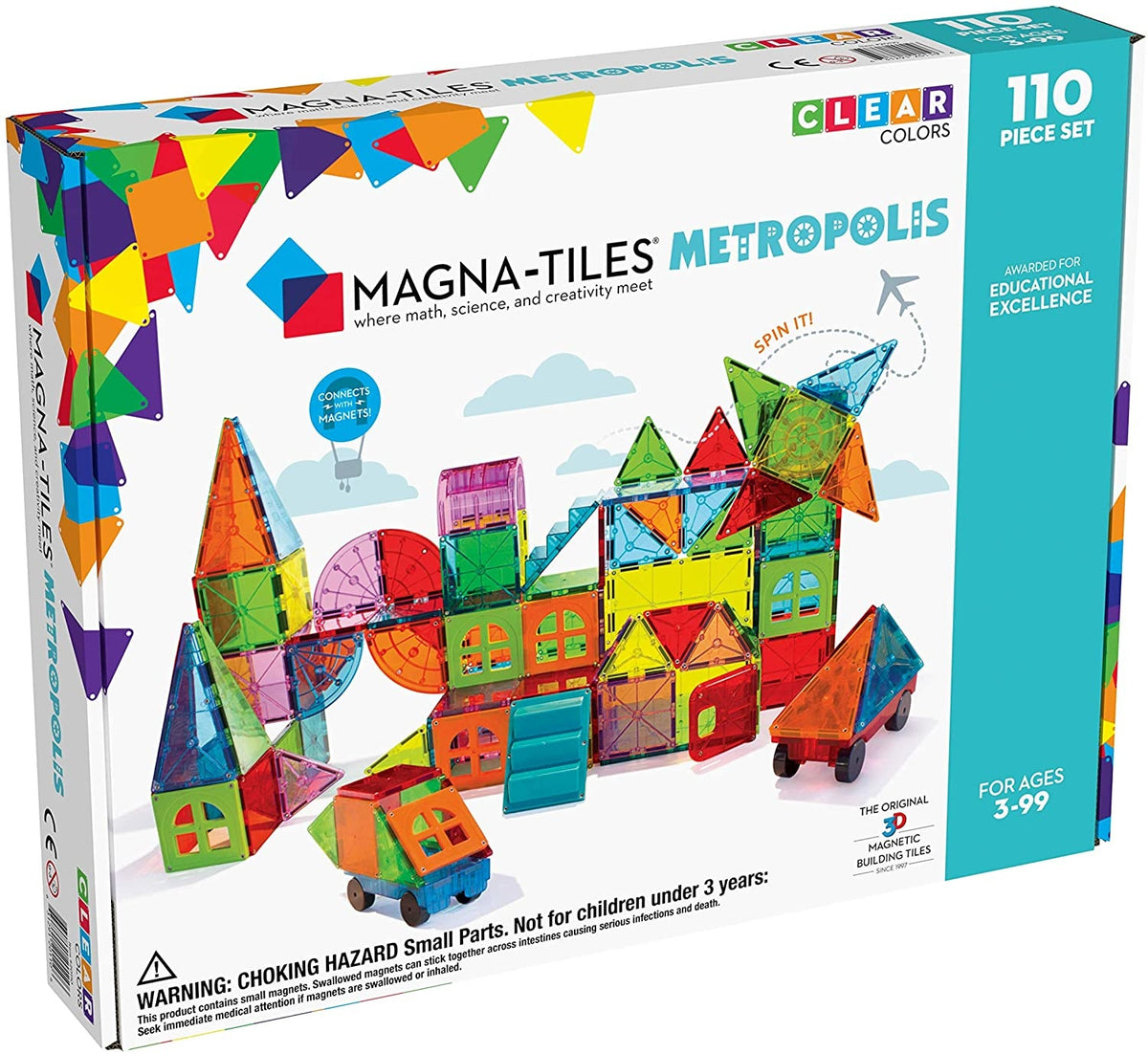 Magna-Tiles Metropolis 110pc Cover