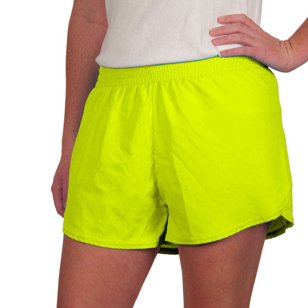 Steph Shorts Solid Neon Yellow Cover