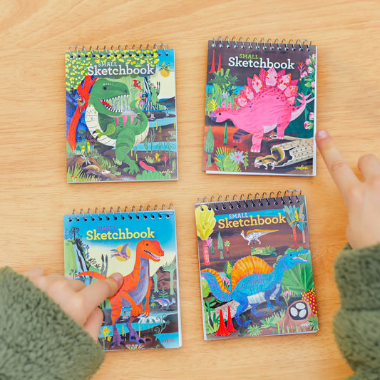 Tomfoolery Toys | Small Dinosaur Sketch Book