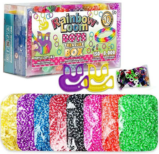 Tomfoolery Toys | Rainbow Loom Treasure Box Dots