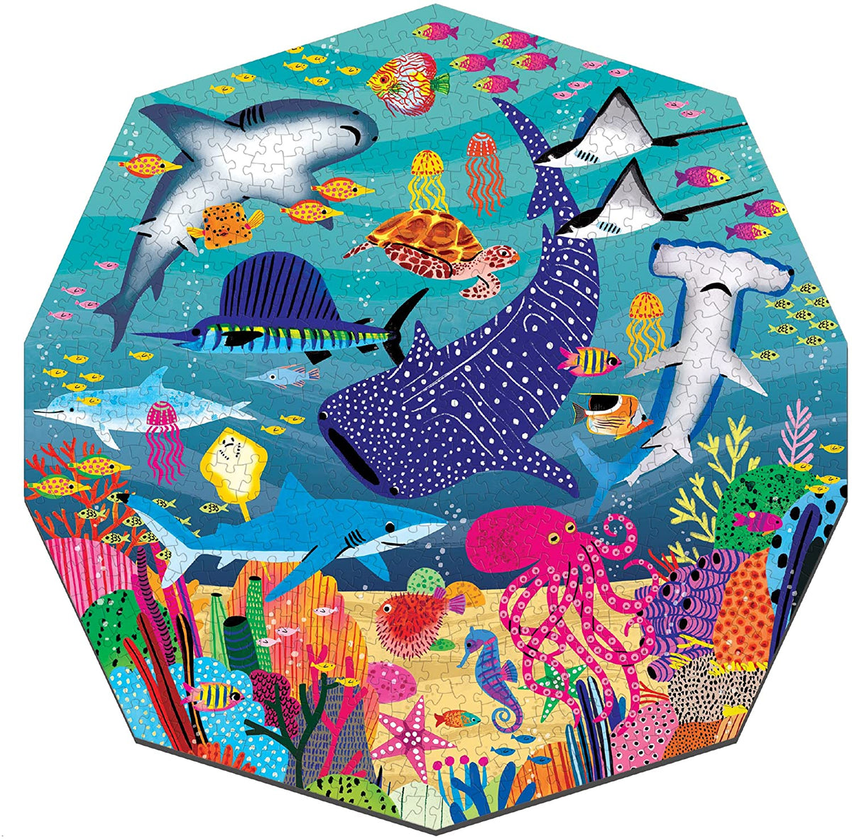 Ocean Terrarium Shaped Puzzle Cover