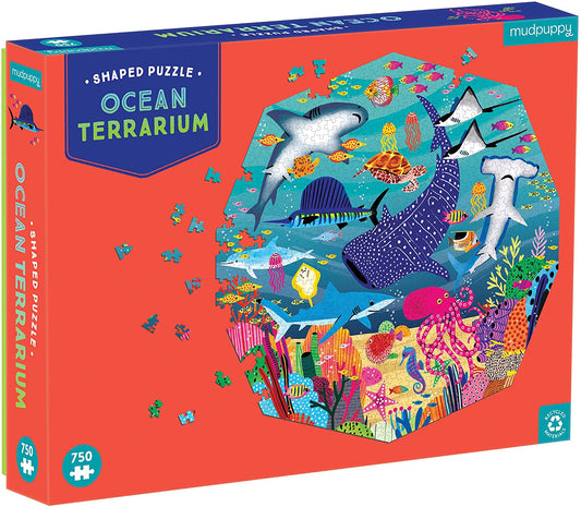 Tomfoolery Toys | Ocean Terrarium Shaped Puzzle