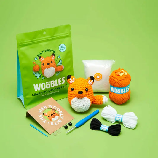 Tomfoolery Toys | Felix the Fox Beginner Crochet Kit