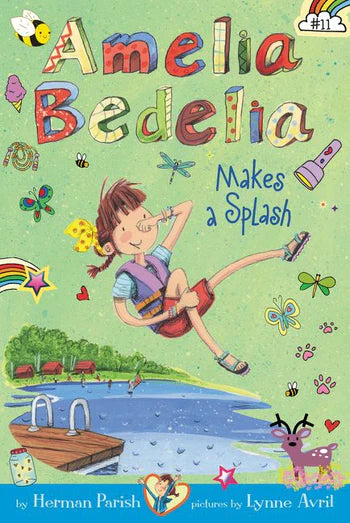 Amelia Bedelia Chapter Book #11: Amelia Bedelia Makes a Splash Cover