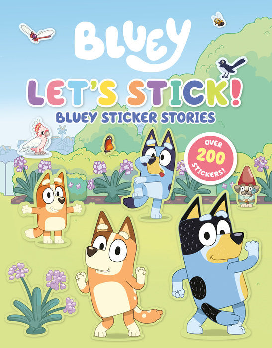 Bluey: Let's Stick! Cover