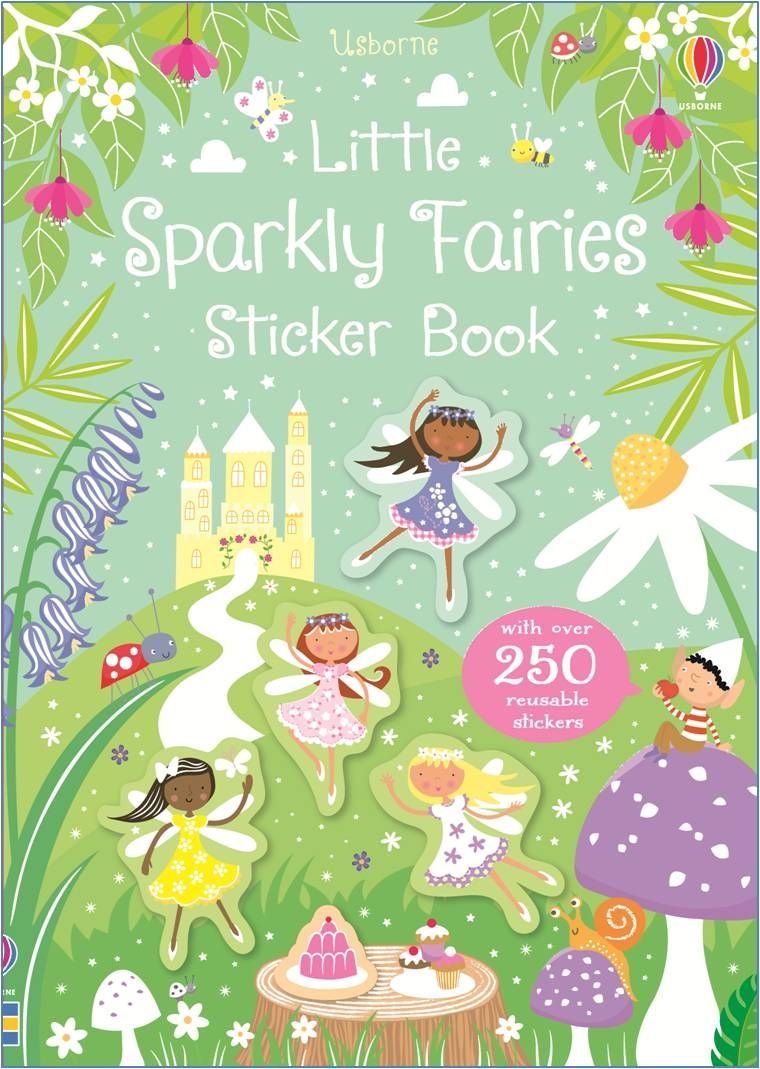 Little Sparkly Fairies Sticker Book Cover