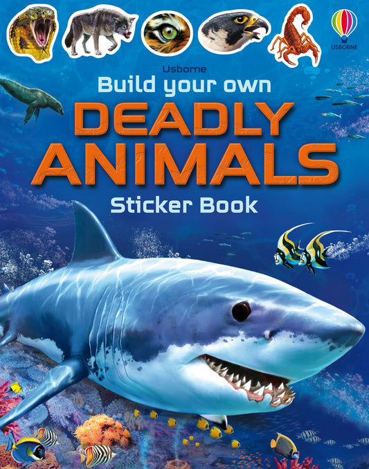 Tomfoolery Toys | BYO Deadly Animals Sticker Book