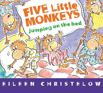Five Little Monkeys Jumping on the Bed Cover
