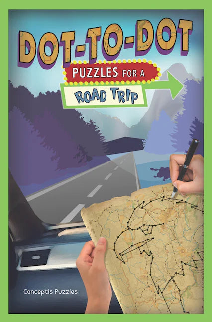 Dot-to-Dot Puzzles for a Road Trip Cover