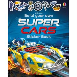 BYO Super Cars Sticker Book Cover