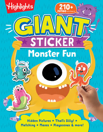 Giant Sticker Monster Fun Cover
