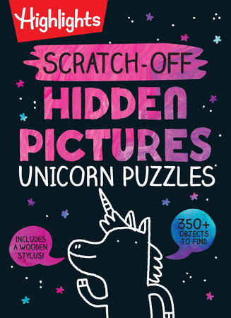 Scratch-Off Hidden Pictures: Unicorn Puzzles Cover