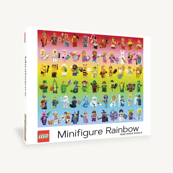 LEGO Minifigure Rainbow Puzzle Cover