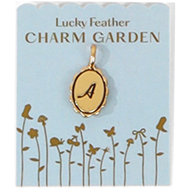 Scalloped Initial Charm Cover