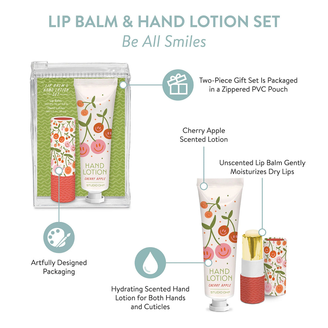 Be All Smiles Lip Balm & Hand Lotion Set Preview #3