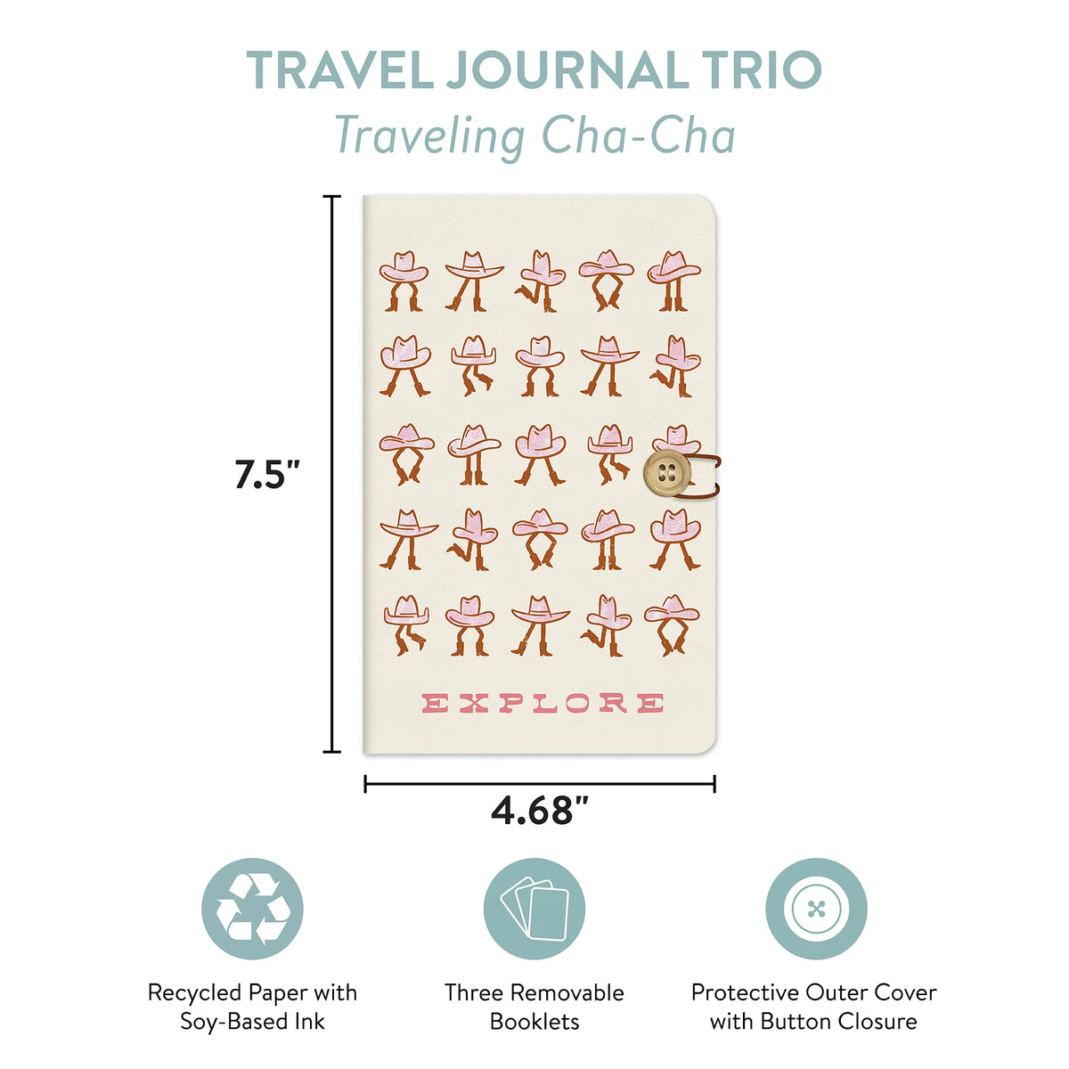 Traveling Cha-Cha Travel Journal Trio Cover