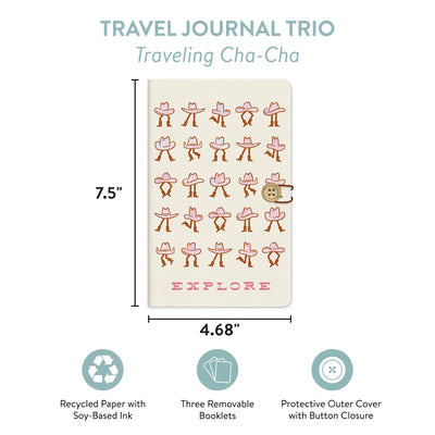 Traveling Cha-Cha Travel Journal Trio Preview #4