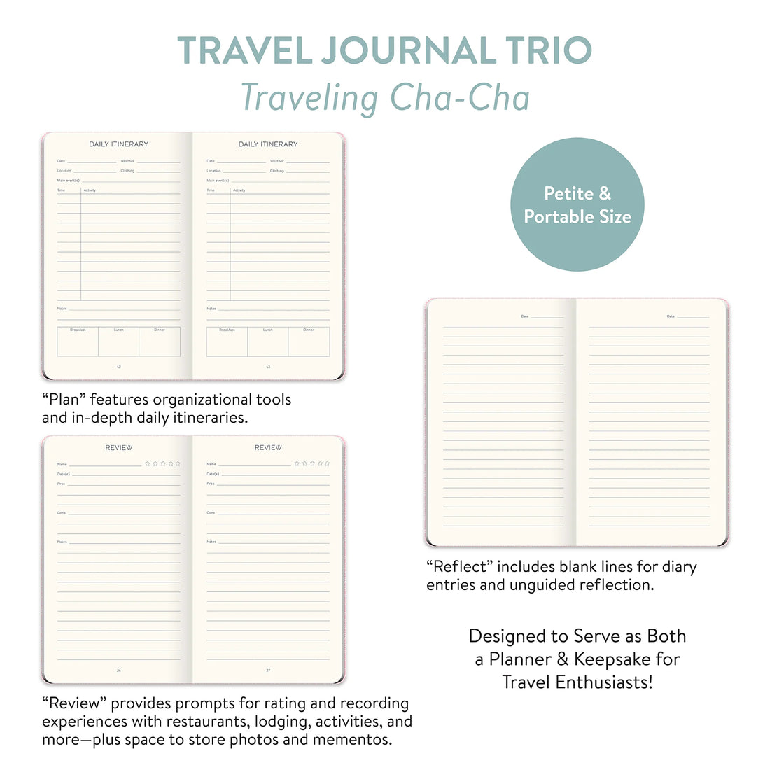 Traveling Cha-Cha Travel Journal Trio Preview #5