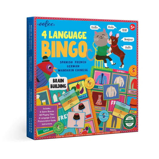 Tomfoolery Toys | 4 Language Bingo