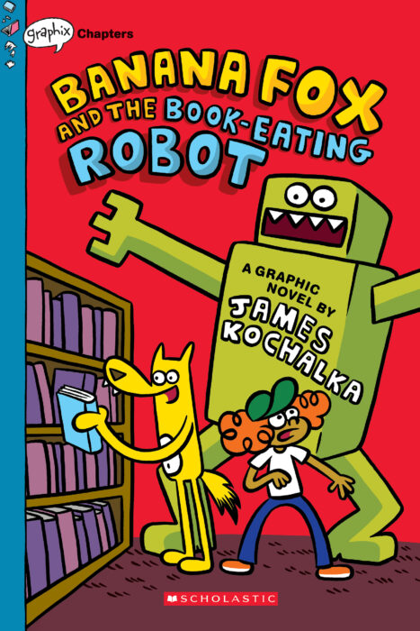 Banana Fox #2: Banana Fox and the Book-Eating Robot Cover