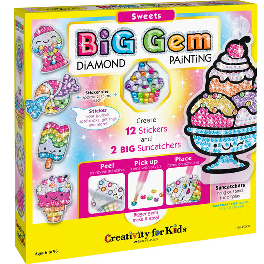 Tomfoolery Toys | Big Gem Diamond Painting Sweets