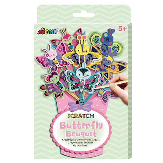 Tomfoolery Toys | Butterfly Scratch Bouquet