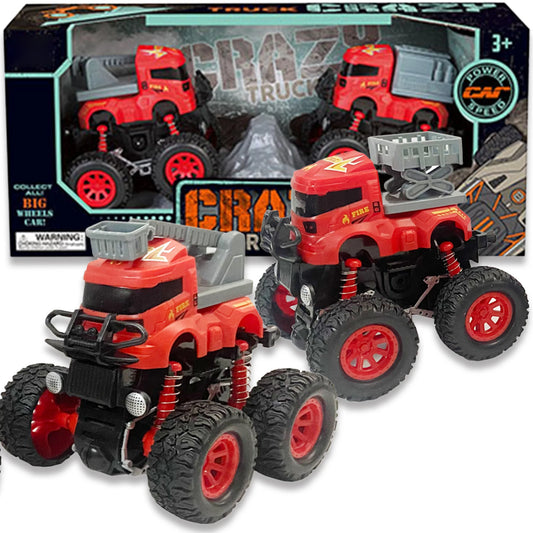 Tomfoolery Toys | Crazy Trucks: Fire Trucks 2Pk