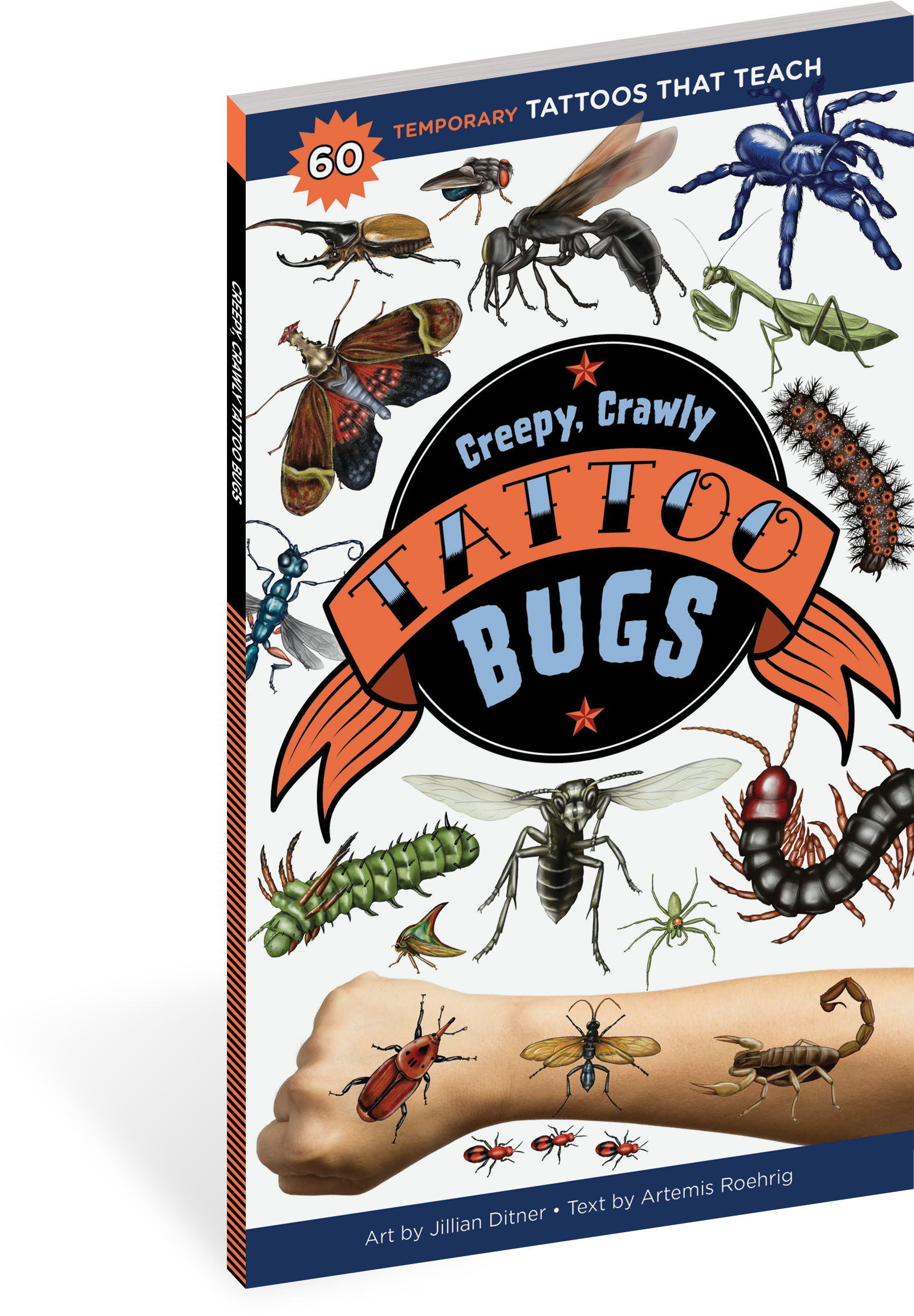 Tomfoolery Toys | Creepy, Crawly Tattoo Bugs