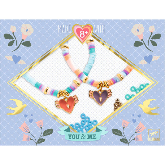 Tomfoolery Toys | Heart Heishi Jewelry Making Kit