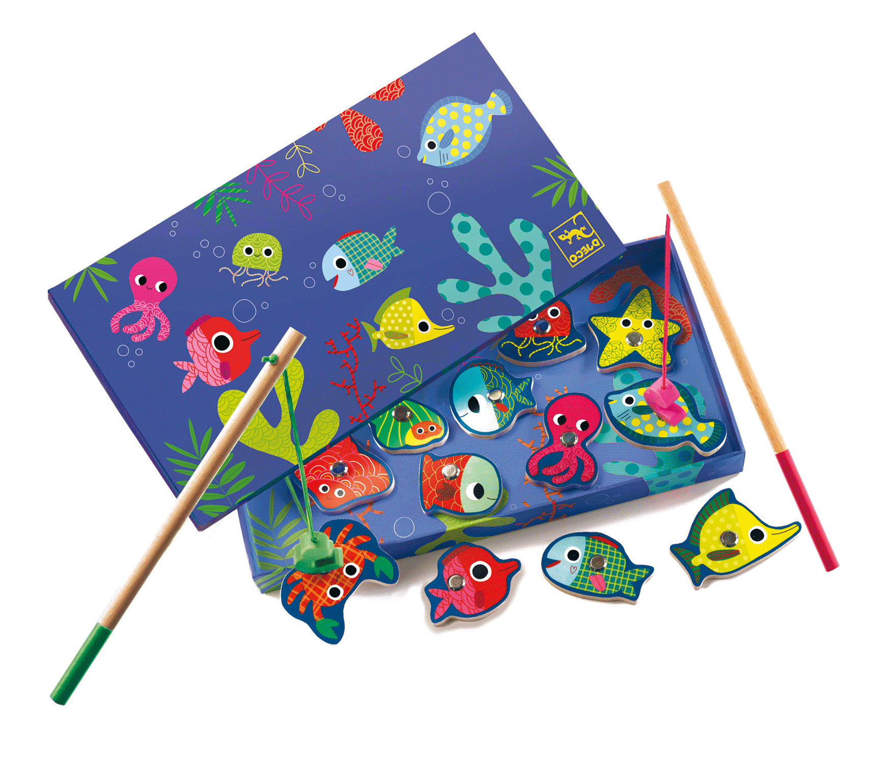 Tomfoolery Toys | Magnetic Fishing Color