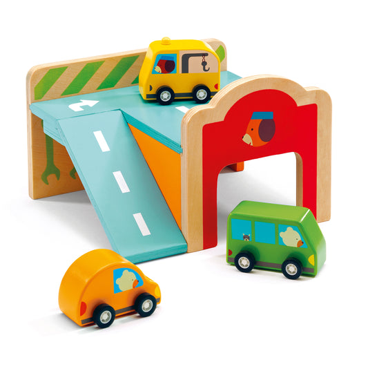 Tomfoolery Toys | Mini Wooden Garage