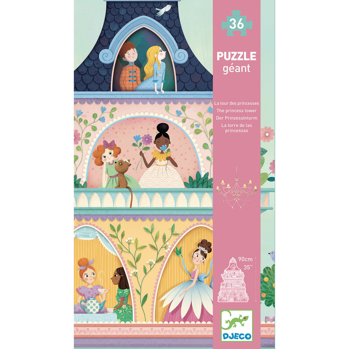 The Princess Tower Giant Floor Puzzle Cover