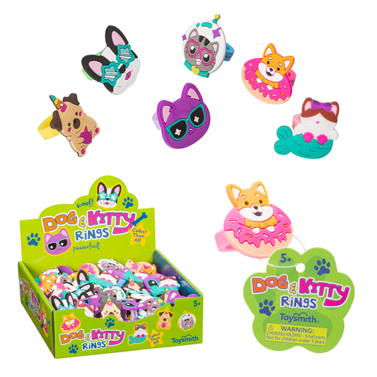 Tomfoolery Toys | Dog & Kitty Rings