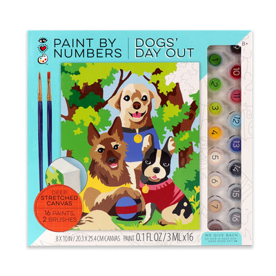 Dogs' Day Out Paint by Number Preview #2