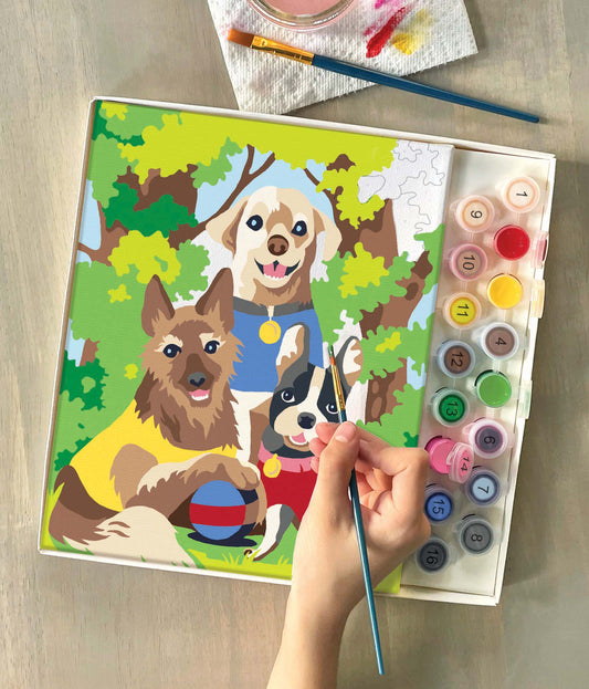 Tomfoolery Toys | Dogs' Day Out Paint by Number