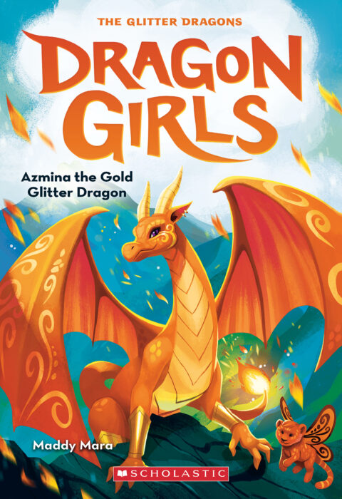 Dragon Girls #1: Azmina the Gold Glitter Dragon Cover