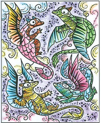 Dragons Magic Painting Preview #3