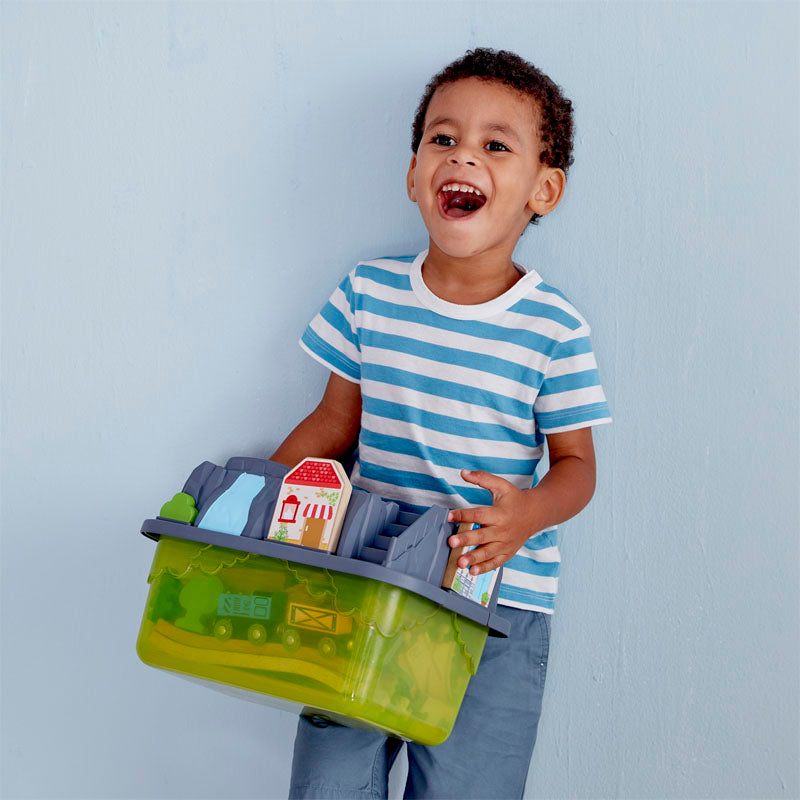Tomfoolery Toys | Railway Bucket-Builder-Set DS