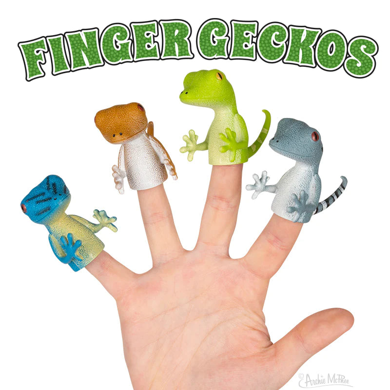 Geckos Finger Puppet Cover