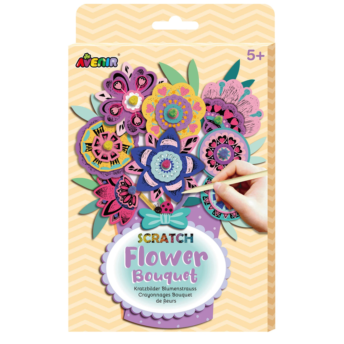 Flower Scratch Bouquet Cover