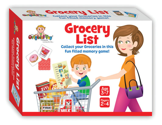 Tomfoolery Toys | Grocery List Memory Game