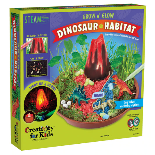 Tomfoolery Toys | Grow & Glow Dinosaur Habitat