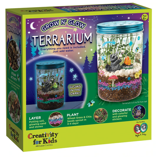 Tomfoolery Toys | Grow and Glow Terrarium