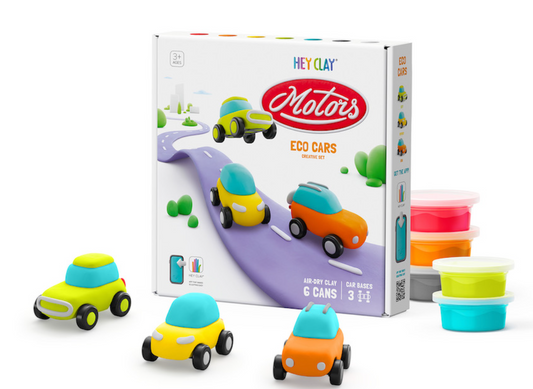 Tomfoolery Toys | Hey Clay Eco-Cars Set