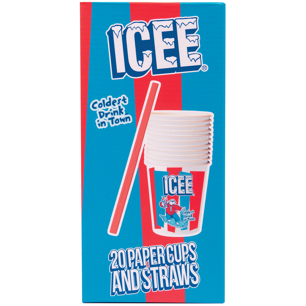 ICEE Paper Cups & Straws Cover
