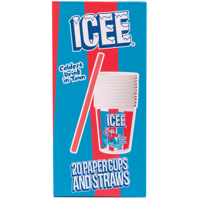 ICEE Paper Cups & Straws Preview #1